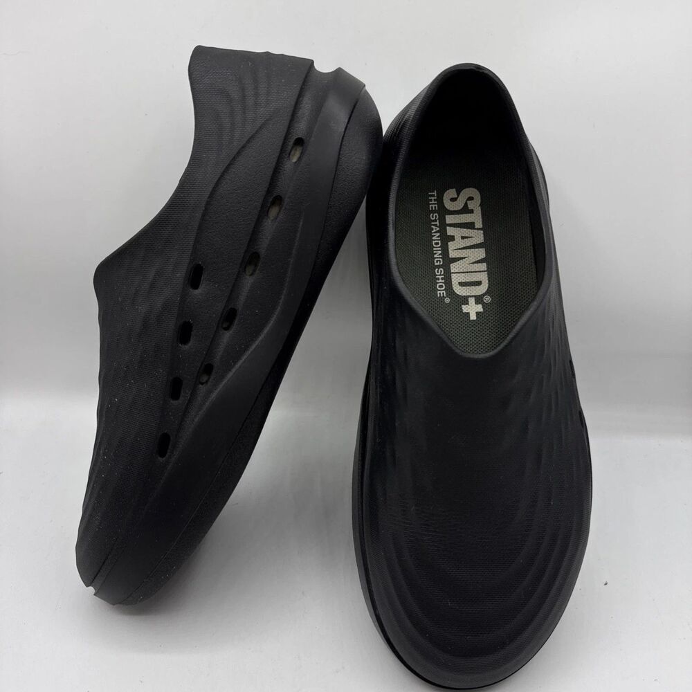 T12  Stand+ Adult Antigrav1 Slip On Shoes JL3 Onyx Size US:8W/6M UK:5.5W/4.5M